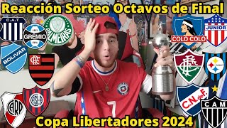 Reacciones Sorteo Octavos de Final Copa Libertadores 2024 [upl. by Ainimreh]