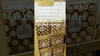 Ferraro Rosh in Tesco best price Who likes these chocolates shortsfeed [upl. by Nedlog622]