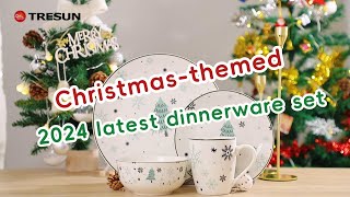 2024 latest christmas dinnerware sets 4 styles to choose from [upl. by Anelaf]