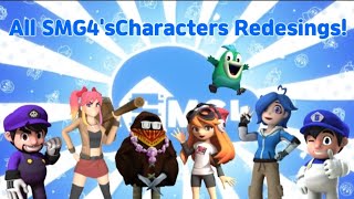 All SMG4s Characters Redesings [upl. by Chamberlain]