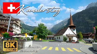 Kandersteg Switzerland 8K 🇨🇭 [upl. by Ueihtam523]