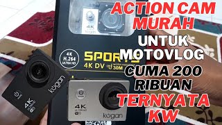 UNBOXING AND REVIEW ACTION CAMERA KOGAN 4K ULTRA HD MURAH [upl. by Natie]