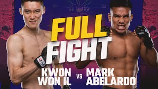 Kwon Won Il vs Mark Abelardo  ONE Championship Full Fight [upl. by Harhay]