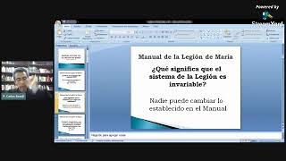 Manual de la Legión de María  Capitulo XX 20 24042021 [upl. by Enotna840]