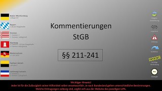 025 Kommentierungen StGB §§ 211241 [upl. by Selwin]