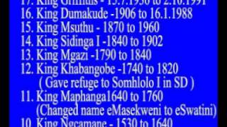 The Genealogy Of The Ngcamane Swazi Kings [upl. by Philan]