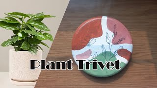 DIY Plant Trivet  Easy amp Stylish Plant Stand [upl. by Rolfston584]