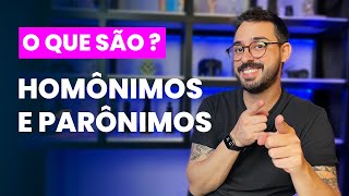 Aula sobre HOMÔNIMOS e PARÔNIMOS [upl. by Antrim]