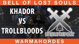 BoLS Battle Report 194 Khador vs Trollblood  Warmachine [upl. by Nitsa]