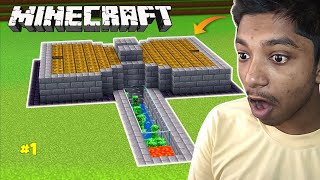 I MADE EASIEST CREEPER FARM  MINECRAFT GAMEPLAY 1 [upl. by Dottie]