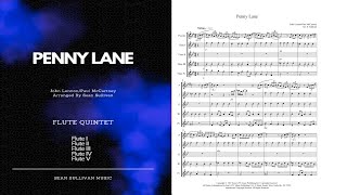 Penny Lane  Flute Quintet [upl. by Hadria779]