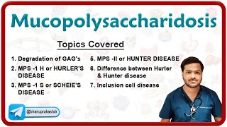 Mucopolysaccharidoses Inherited Metabolic Disorders  MBBS Biochemistry and USMLE Step 1 [upl. by Ainimre]