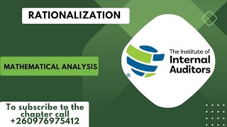 Rationalizing the Denominator Mathematical Analysis Bs 140 MA 110 [upl. by Ytsrik367]