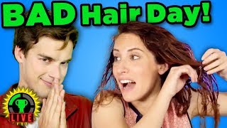 I RUIN Her Hair  Nailed It or Failed It Hair Challenge [upl. by Vani]