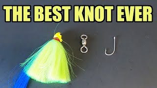 Best Fishing Knot For Hooks Lures And SwivelsThe Canoe Man Loop Knot simple fast and strong [upl. by Ihcego]