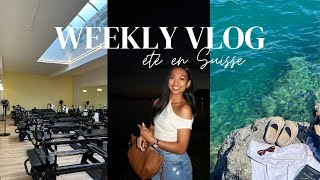 weekly vlog l été en Suisse date au lac pilates amp bureau update [upl. by Cavil609]