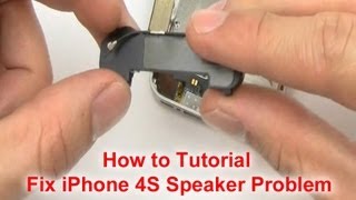 How to Fix iPhone 4S Speaker Problem [upl. by Annawoj423]