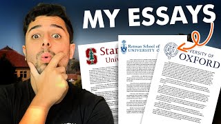 How I Wrote Essays that Got me into STANFORD 🇺🇸 OXFORD 🇬🇧 amp ROTMAN 🇨🇦 [upl. by Kiah]