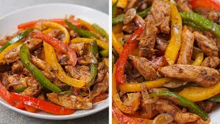 chicken fajitas recipe  chicken fajitas with chicken breast  chicken snacks recipes [upl. by Martyn]