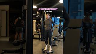 UPPER BODY WORKOUT no barbells gymworkout shoulderworkout fitnessmotivation [upl. by Lawler]