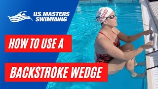 Backstroke Starts  How to Use a Backstroke LedgeWedge 🏊🏾‍♀️ [upl. by Herrera973]