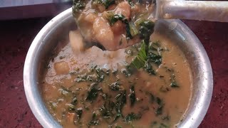 साग र पिँडालु को तरकारी रेसिपी  saag pidalu sabji recipe  Taro root recipecookingvideo viral [upl. by Eph]