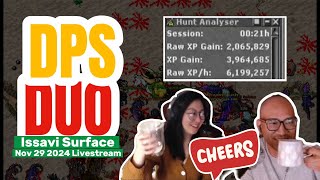 TIBIA TIMES DPS DUO RECORD Issavi Surface Livestream  November 29 2024 [upl. by Micki]