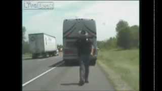 Fatal Car Crash Caught on Police Dashcam 2013 [upl. by Pogue]