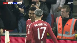 Casemiro Goal  Man United vs Leicester 52 Highlights  Carabao Cup 202425 [upl. by Geminian]