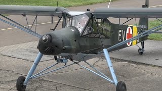 Fieseler Fi 156 Storch  Argus AS10C Inverted V8  Hangar10 [upl. by Bolanger]