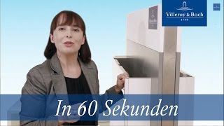 In 60 Sekunden Architectura MetalRim  Villeroy amp Boch [upl. by Rumney91]