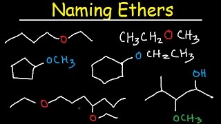 Naming Ethers  IUPAC Nomenclature With Branching Organic Chemistry Practice Problems [upl. by Arbrab708]