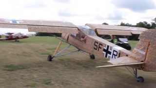 MINI STOL STORCH SHORT FIELD LANDING SUN N FUN 2015 [upl. by Hogg]