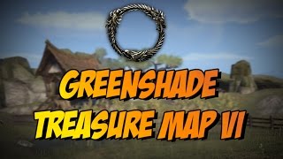 ESO Elder Scrolls Online Greenshade Treasure Map VI6 Location [upl. by Dnarud]