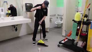 Janitorial Restroom Cleaning StepByStep Training [upl. by Tyne547]