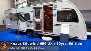 Knaus Südwind 650 UX 🦊 60yrs Edition  2023 [upl. by Ire]