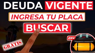 ¿Cómo SABER si tienes DEUDA por la PLACA ✔ GNV BUSCAR por PATENTE si un auto tiene ADEUDO VIGENTE [upl. by Eceirehs647]