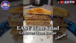 EASY Ham Salad From Leftover Ham shorts [upl. by Leind]