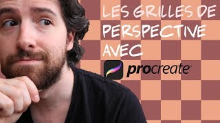 LES GRILLES DE PERSPECTIVE AVEC PROCREATE [upl. by Aihsekan]