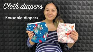 Babygoal Cloth Diapers One Size Reusable Washable Pocket Nappy Unboxing  Reusable baby diapers [upl. by Hsihsa]