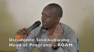 Sindikubwabo DieudonneHOPampKHEA Master TrainerROAM shares thoughts on PGS [upl. by Neerol]