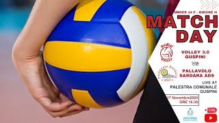 Under 14 F  Girone H  VOLLEY 30 GUSPINI vs PALLAVOLO SARDARA ASD [upl. by Colby]