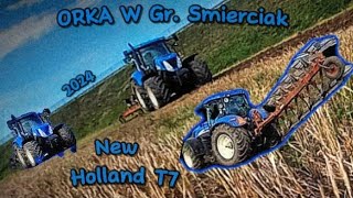 Orka 2024 w GRŚmierciak🔥 New Holland t7🚜💪 zestaw taki że aż mucha nie siada😎 [upl. by Nylear]