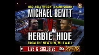 Bentt vs Hide Preview from Sky Sports 19031994 [upl. by Kliman]