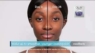 Olay Regenerist Retinol 24  Peptide Commercial  Youthful Skin Secrets tvcommercials olay [upl. by Yun]