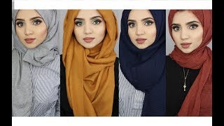 Easy Hijab Tutorials ft Verona Collection [upl. by Enywad]