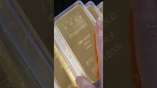 The process of making 9999 pure gold bars into mini gold bars Korea Gold Exchange [upl. by Rebliw475]