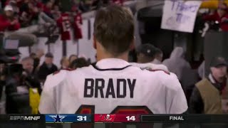 Last 2 minutes of Tom Bradys NFL career on the field  2023 NFL Playoffs Wild Card [upl. by Tiphani442]