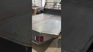 Part 3 custom flatbed build welding fabrication flatbedtruck cummins [upl. by Berkley478]