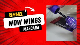 Rimmel Wow Wings Mascara Review Extreme Black Volumizing amp SmudgeProof [upl. by Aiseneg923]